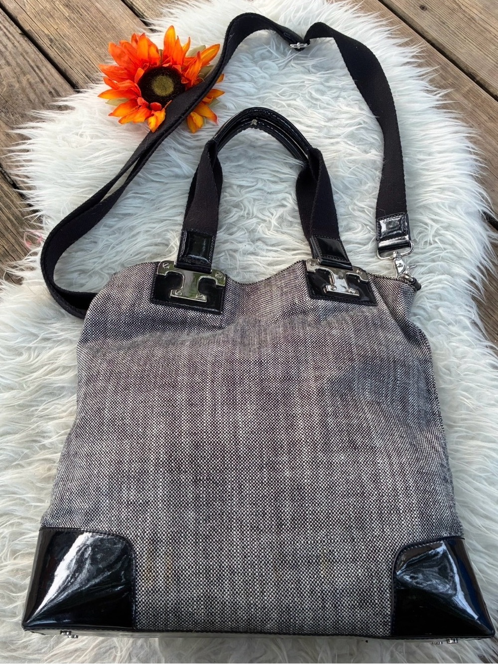 🌺TORY BURCH large bag with longer straps 🌺